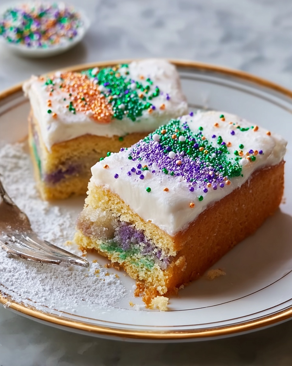 Authentic Mardi Gras King Cake Recipe - Recipe Image
