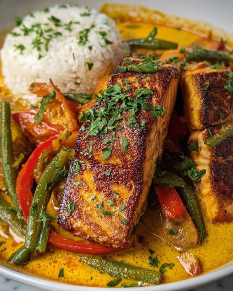 Caribbean-Style Coconut Curry Salmon Recipe