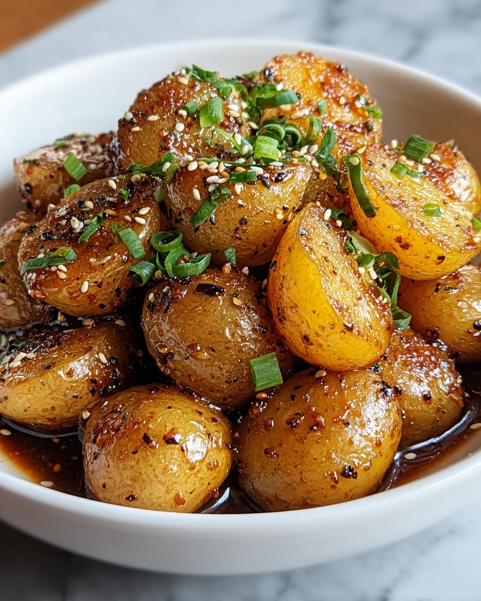 Honey Mustard Roasted Baby Potatoes Recipe - Recipe Image