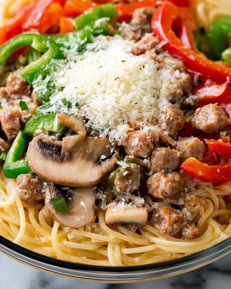 Pasta with Sausage, Peppers, and Onions Recipe