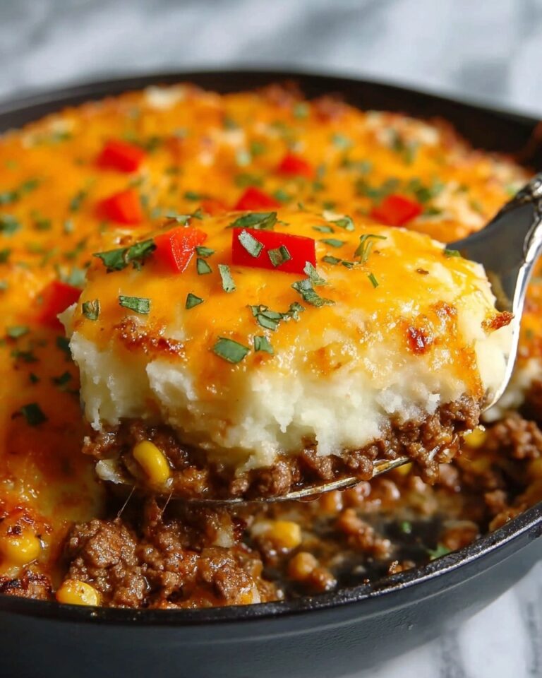 Cowboy Meatloaf and Potato Casserole Recipe