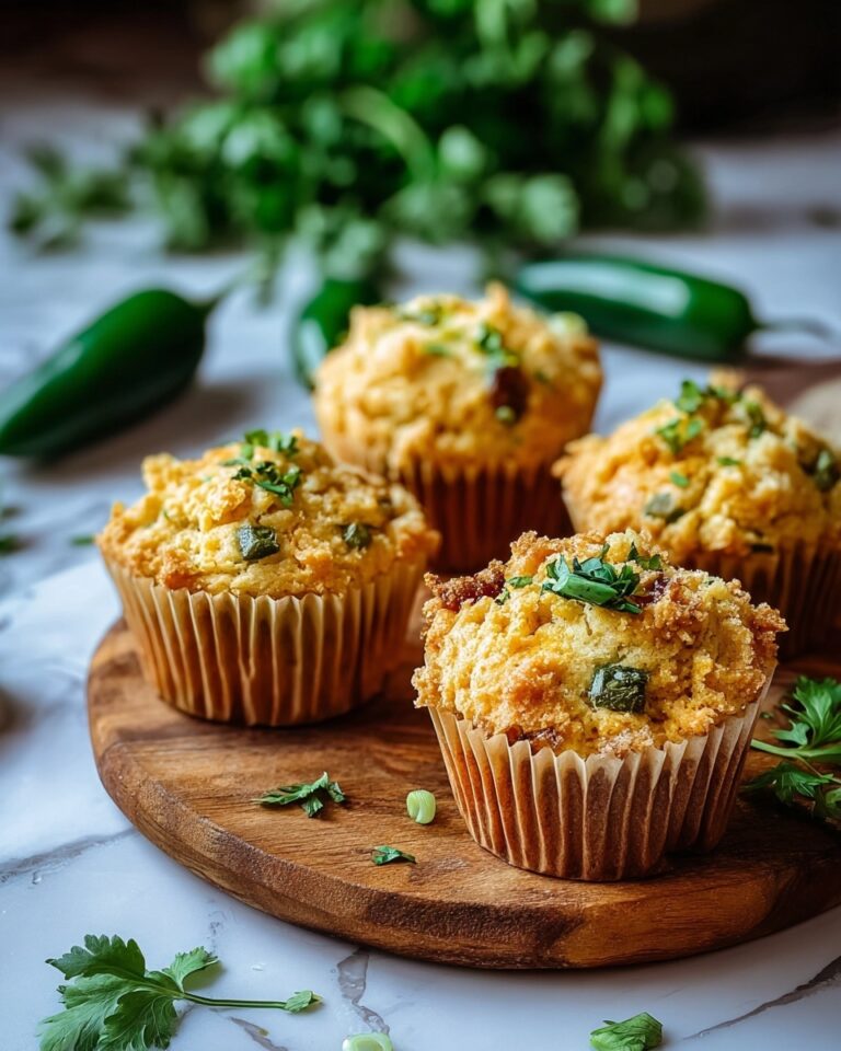 Jalapeño Cornbread Muffins with Cream Cheese Filling Recipe