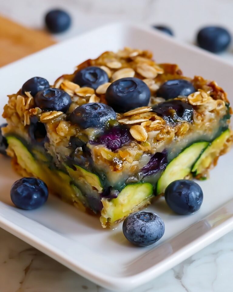 Zucchini Blueberry Baked Oatmeal Recipe