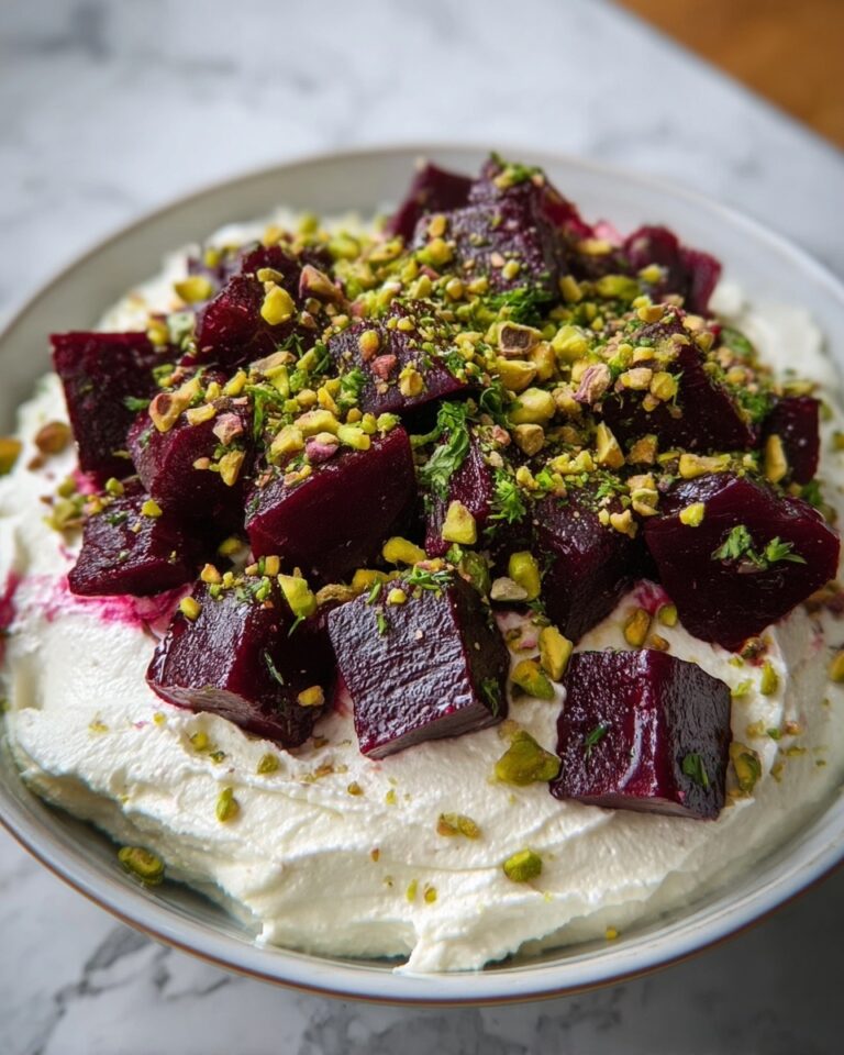 Whipped Feta with Roasted Beets & Pistachios Recipe