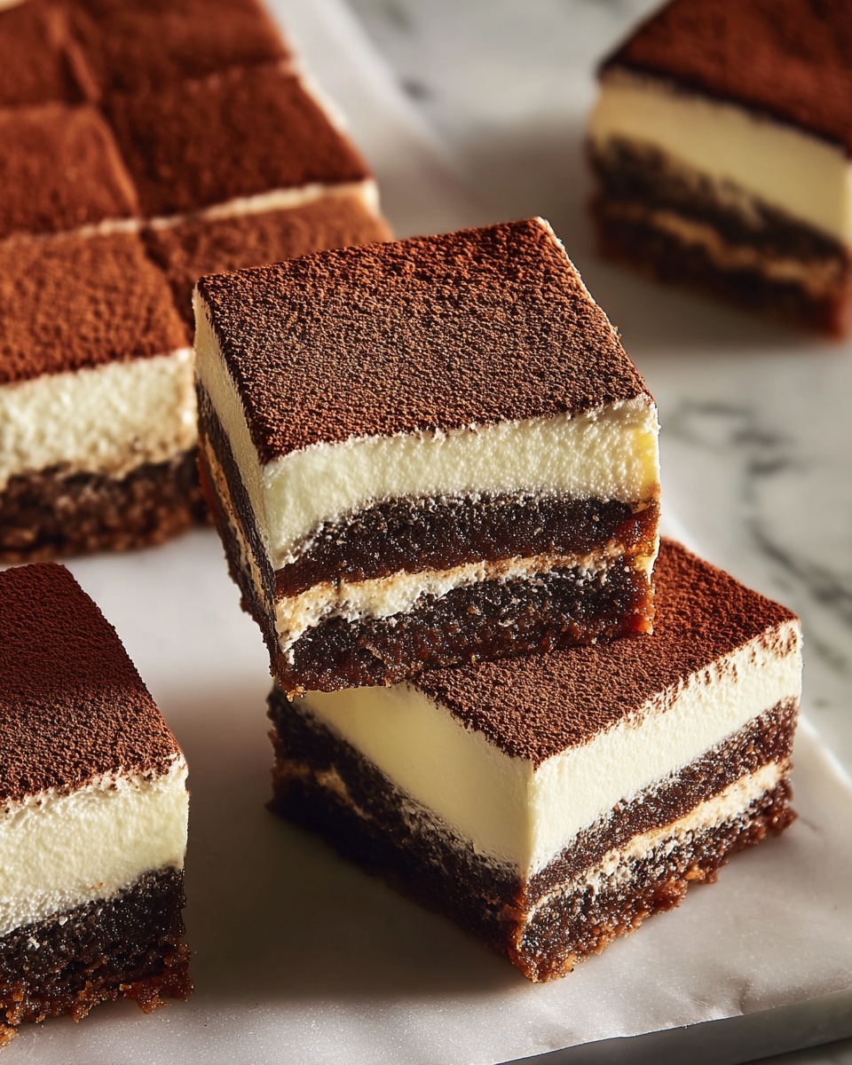 Tiramisu Brownies Recipe - Recipe Image