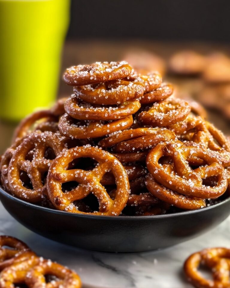 Butter Toffee Pretzel Clusters Recipe