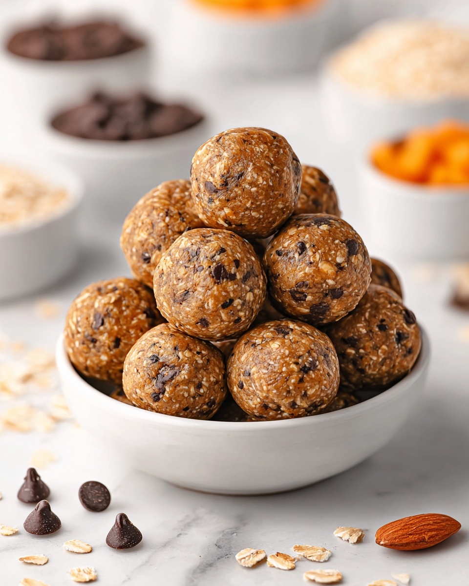 No Bake Chocolate Chip Cookie Balls Recipe - Recipe Image