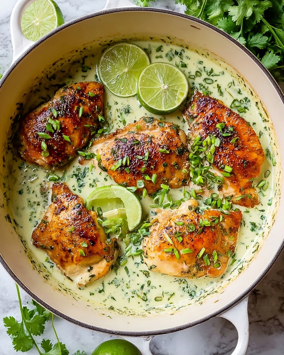 Creamy Coconut Lime Chicken Recipe - Recipe Image