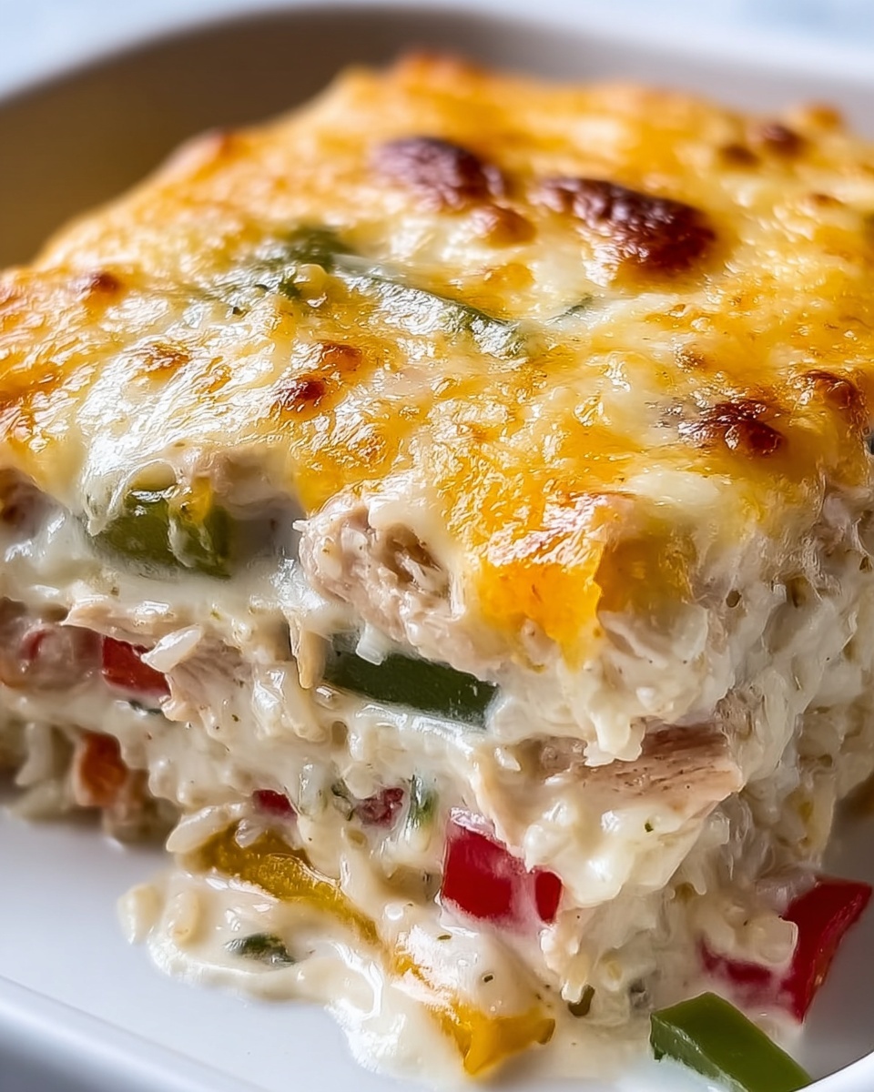 Cheesy Chicken Fajita Casserole Recipe - Recipe Image
