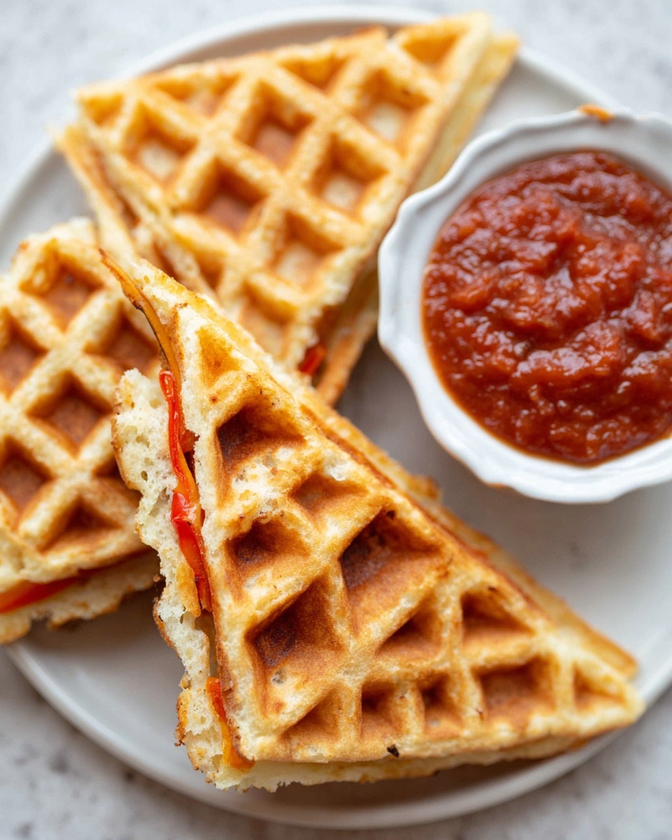 Waffle Pizza Dippers Recipe - Recipe Image