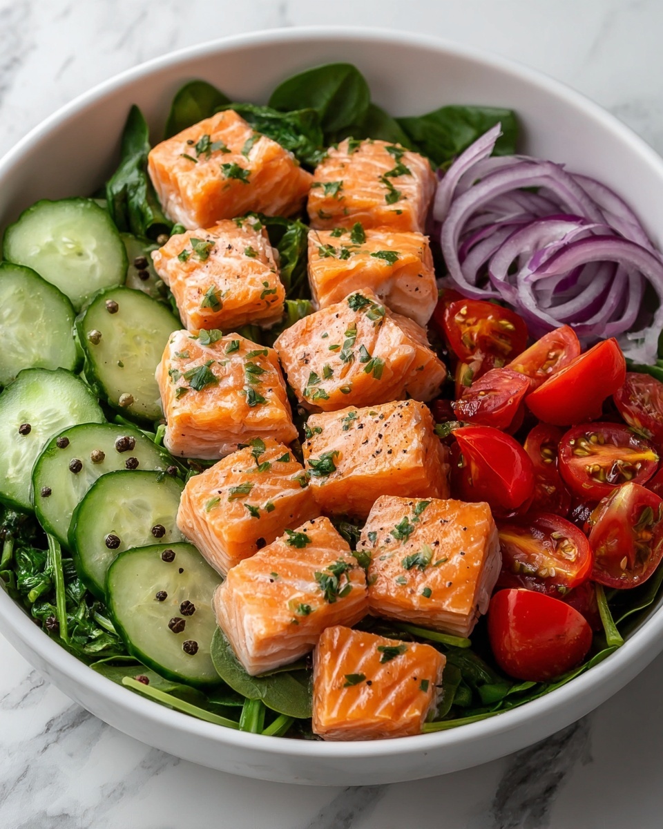 Easy Flavor-Packed Salmon Salad Recipe - Recipe Image