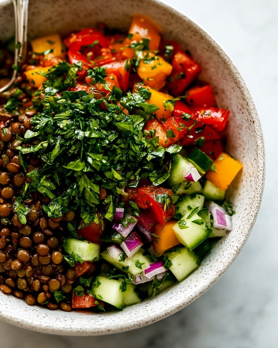 Quick and Easy Flavor-Packed Lentil Salad Recipe - Recipe Image