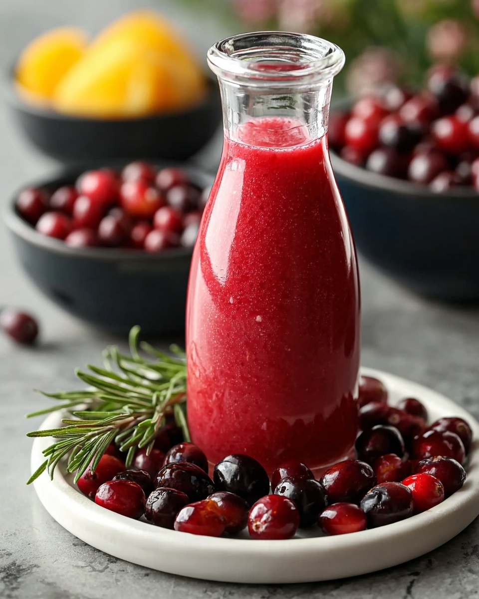 Homemade Cranberry Vinaigrette Recipe - Recipe Image