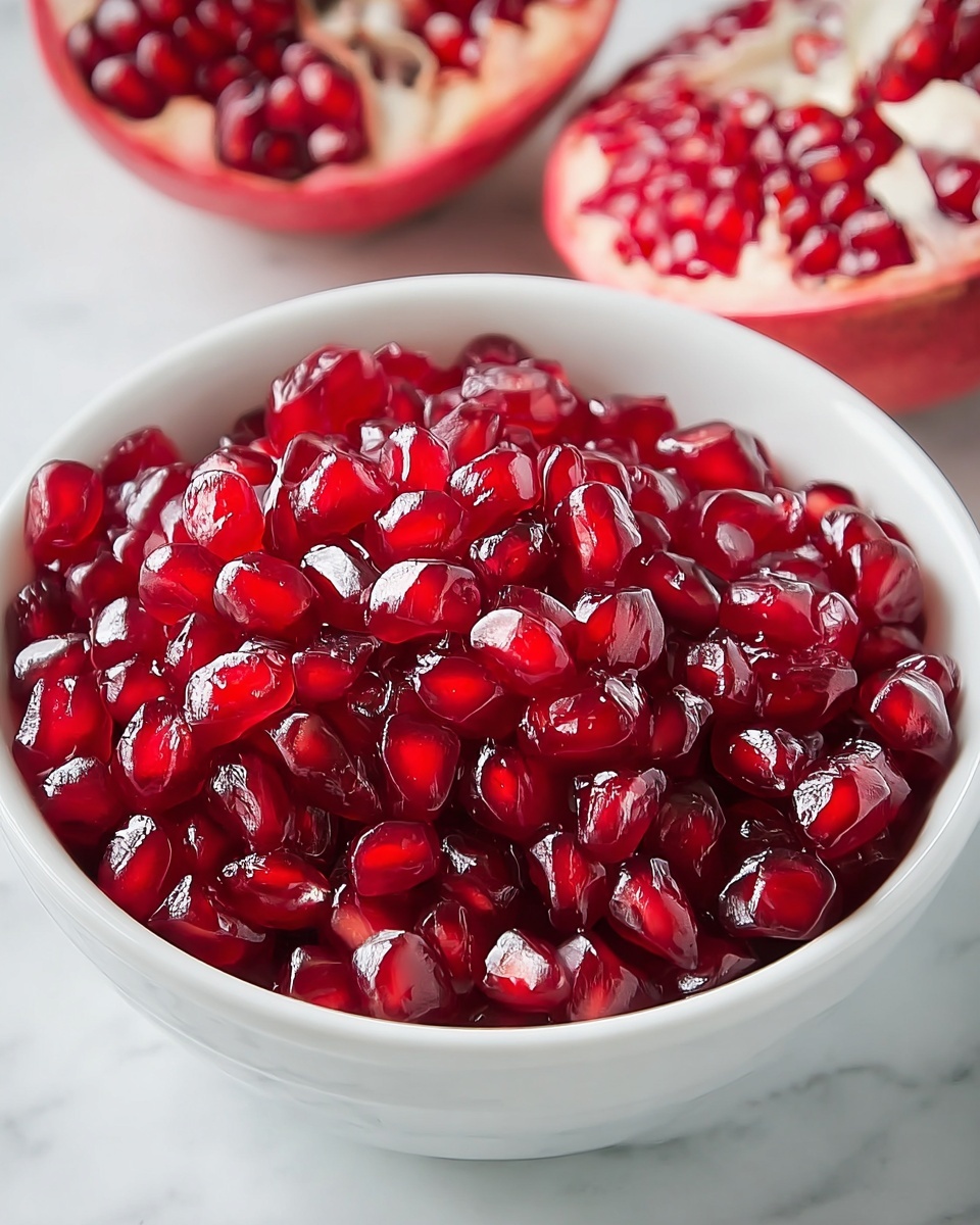Simple Ways To Cut A Pomegranate Recipe - Recipe Image