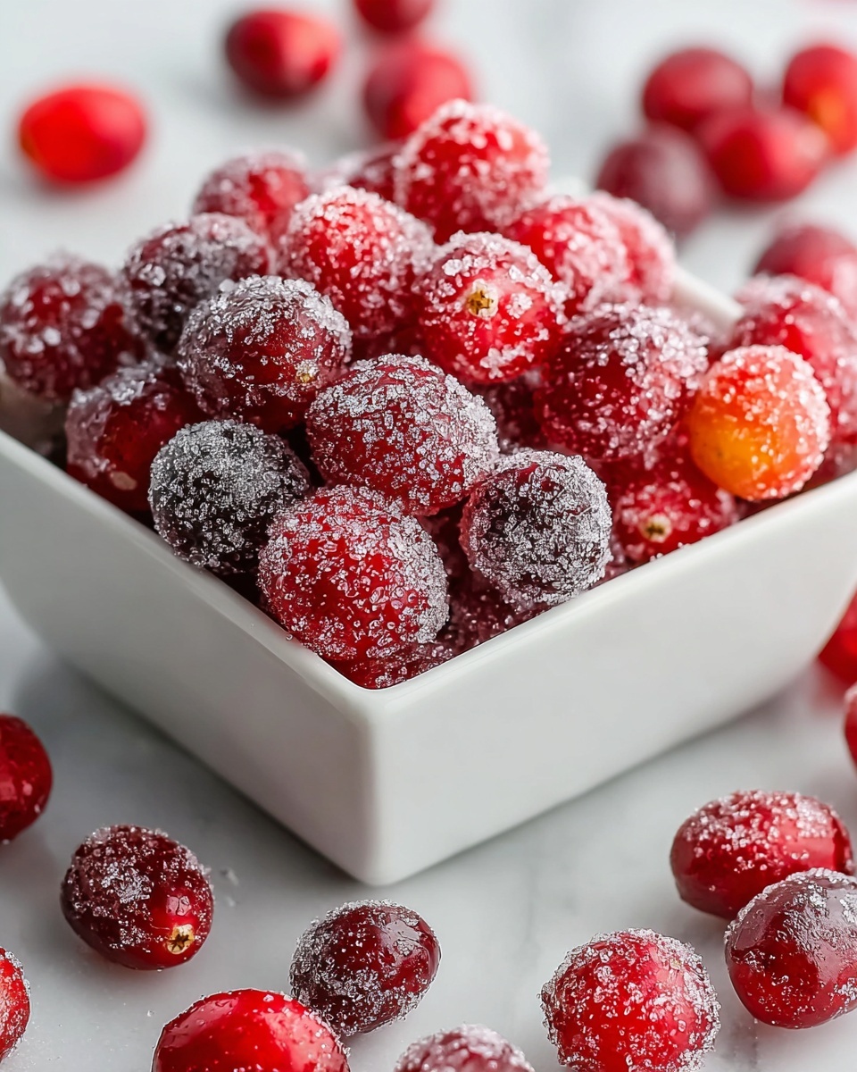 Simple Sugared Cranberries Recipe - Recipe Image