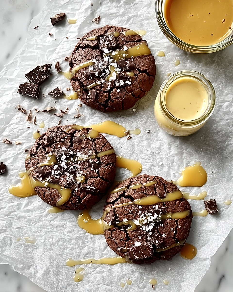 Double Chocolate Chip Tahini Cookies Made From Scratch Recipe - Recipe Image