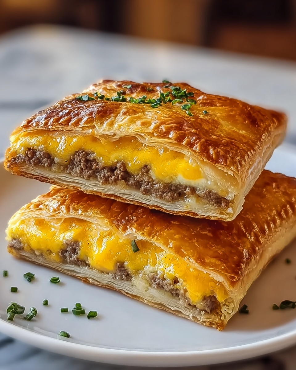 Irresistible Cheeseburger Pockets Recipe - Recipe Image