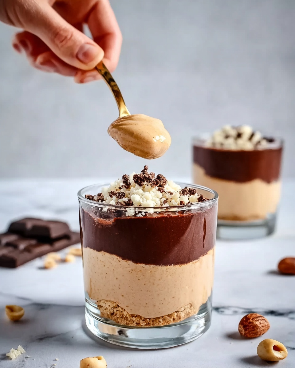 Decadent & Healthy Cottage Cheese Peanut Butter Mousse Recipe (High-Protein Dessert!) Recipe - Recipe Image