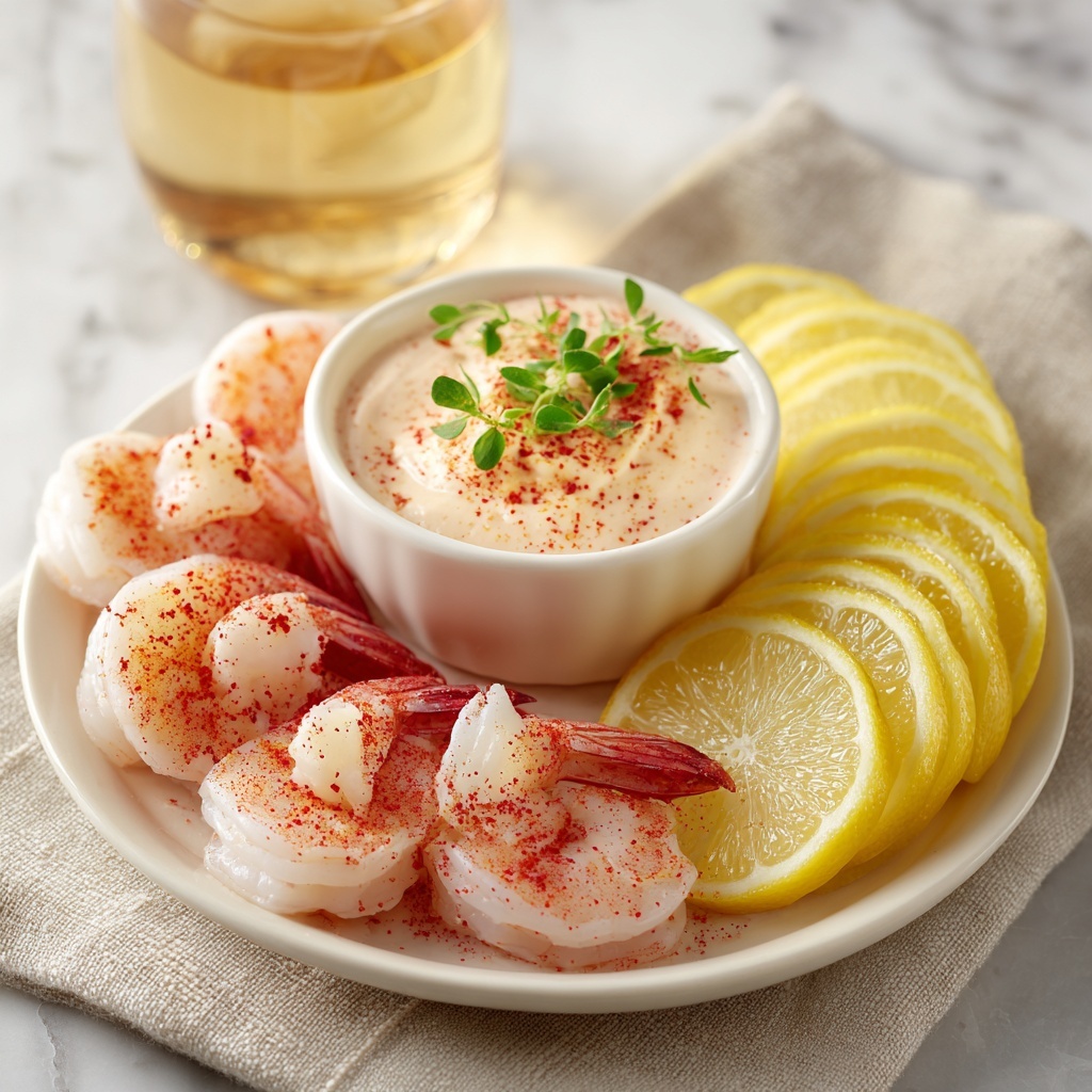 Shrimp Cocktail with Rose Sauce: A Classic, Elevated with a Touch of Romance Recipe - Recipe Image