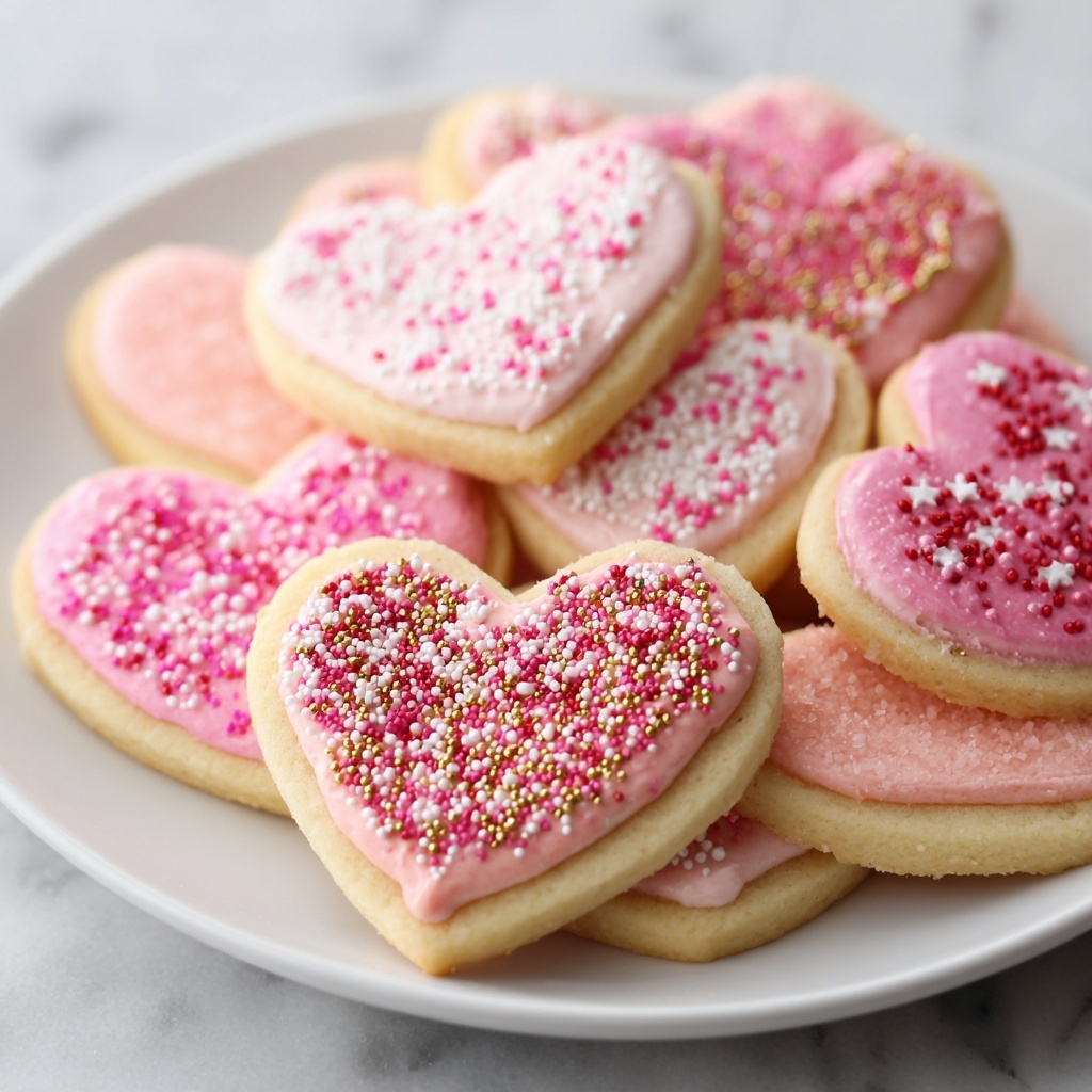 Heart-Shaped Sugar Cookies: Sweet, Soft, and Made with Love Recipe - Recipe Image