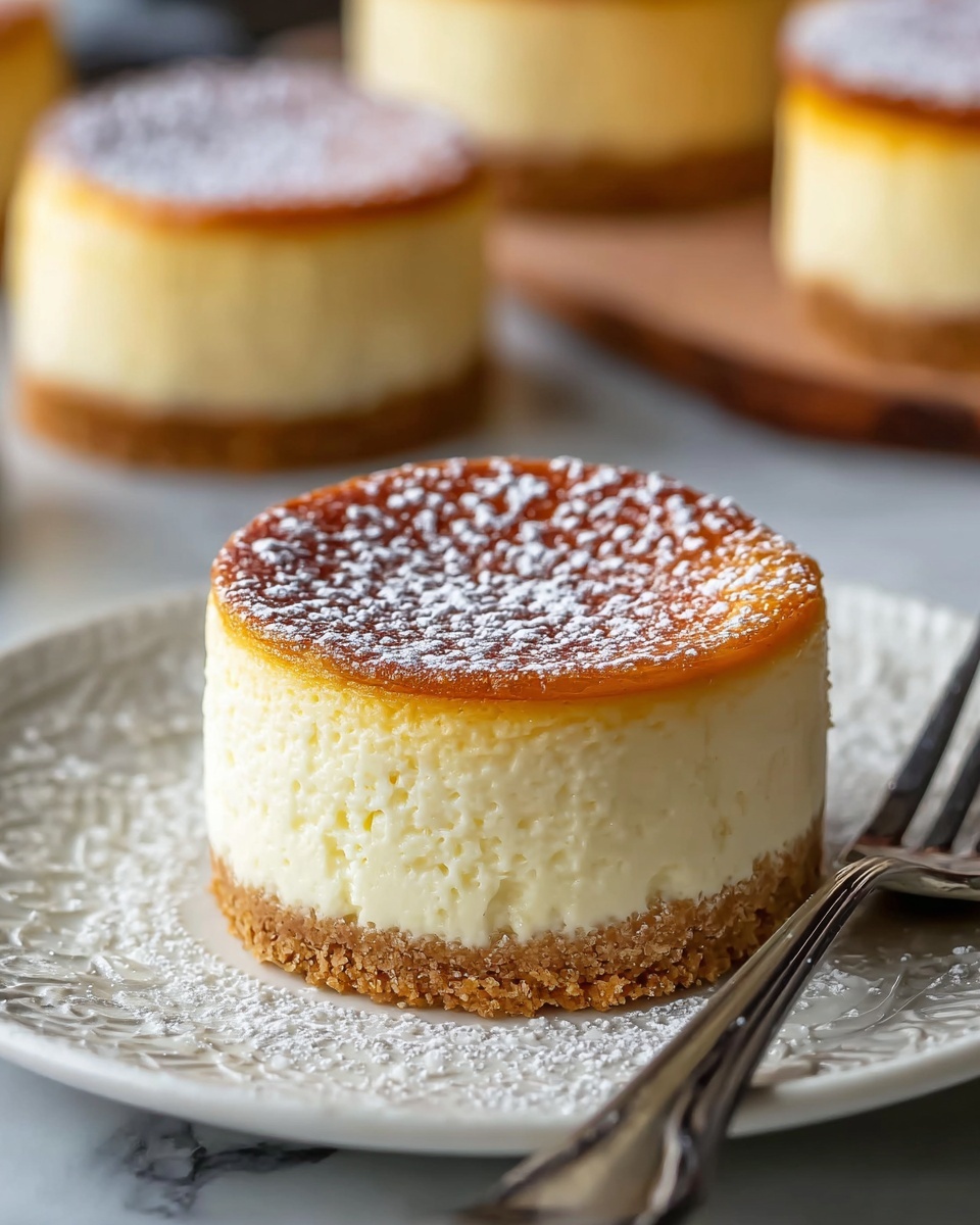 Quick Mini Japanese Cheesecakes Recipe - Recipe Image