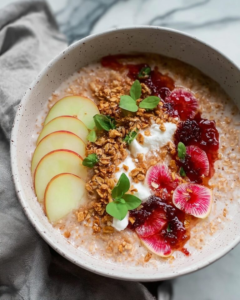 Sweet Maple Rhubarb Oatmeal Recipe