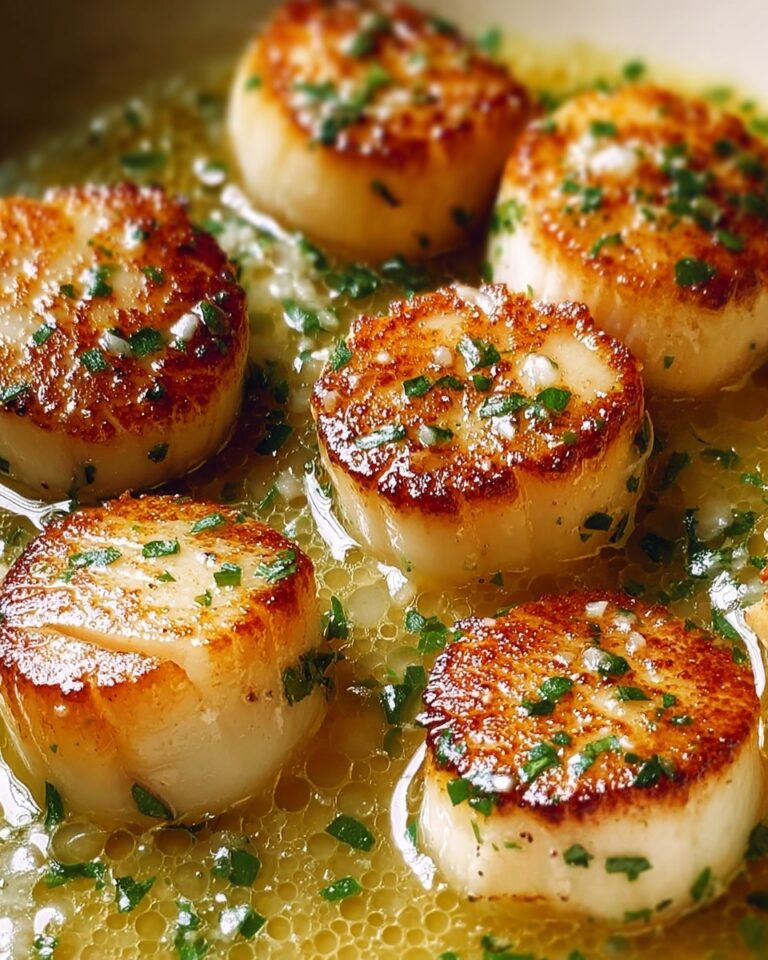 Lemon Garlic Scallops Recipe