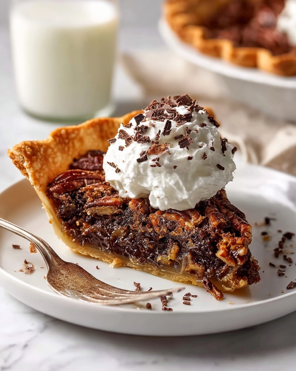 Dark Chocolate Pecan Pie Recipe - Recipe Image