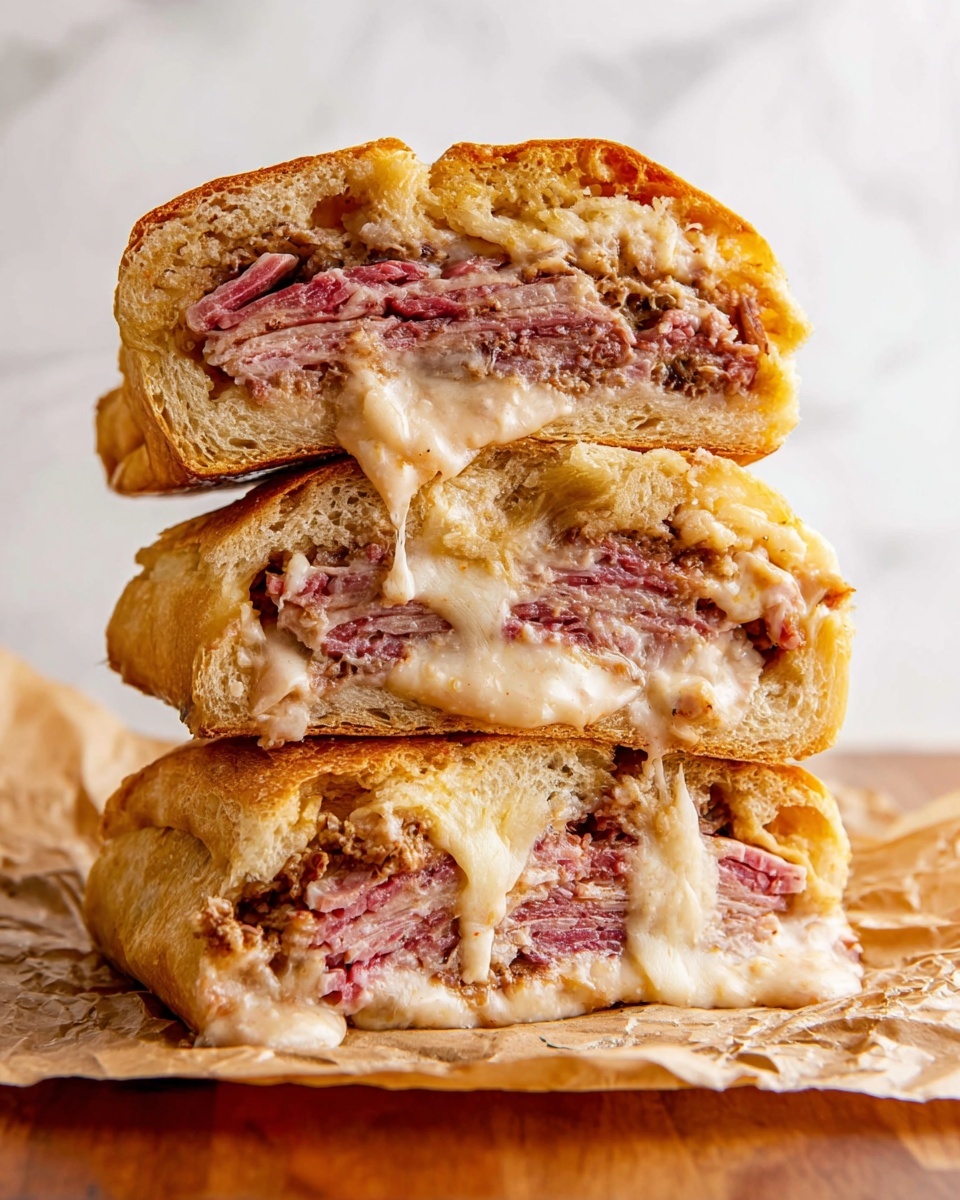 Reuben Garbage Bread Recipe - Recipe Image
