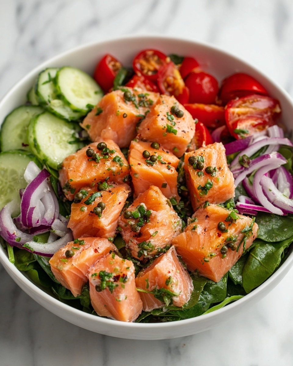 Easy Flavor-Packed Salmon Salad Recipe - Recipe Image