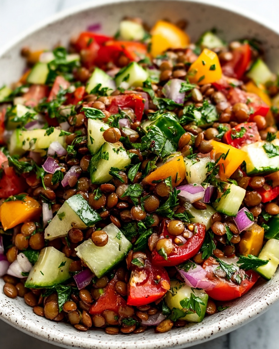 Quick and Easy Flavor-Packed Lentil Salad Recipe - Recipe Image