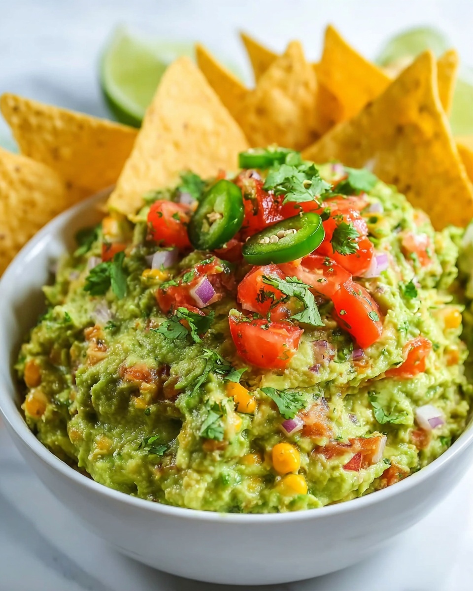 Simple Spicy Guacamole Recipe - Recipe Image