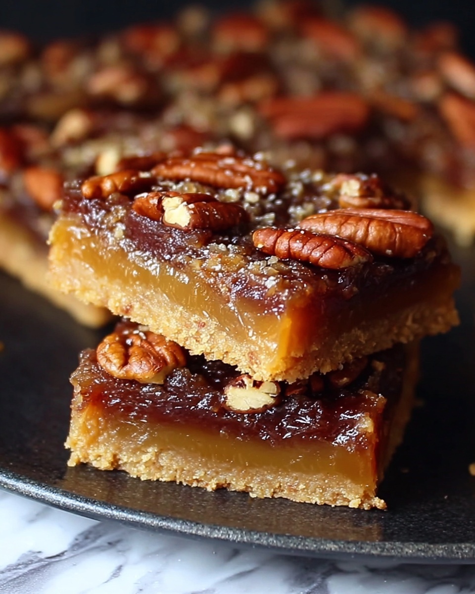 Caramel Pecan Dream Bars Recipe - Recipe Image