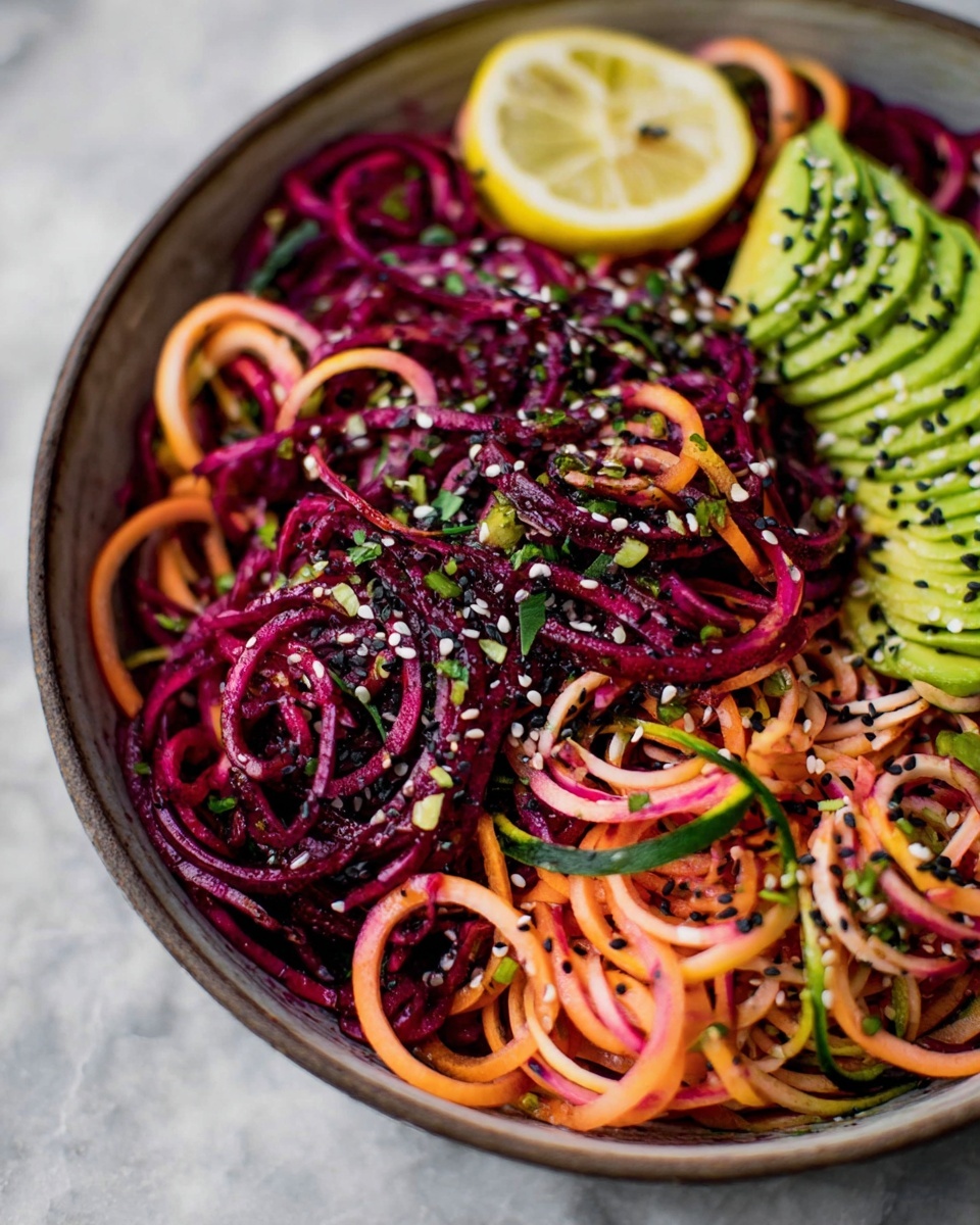 Rainbow Noodle Salad Recipe - Recipe Image