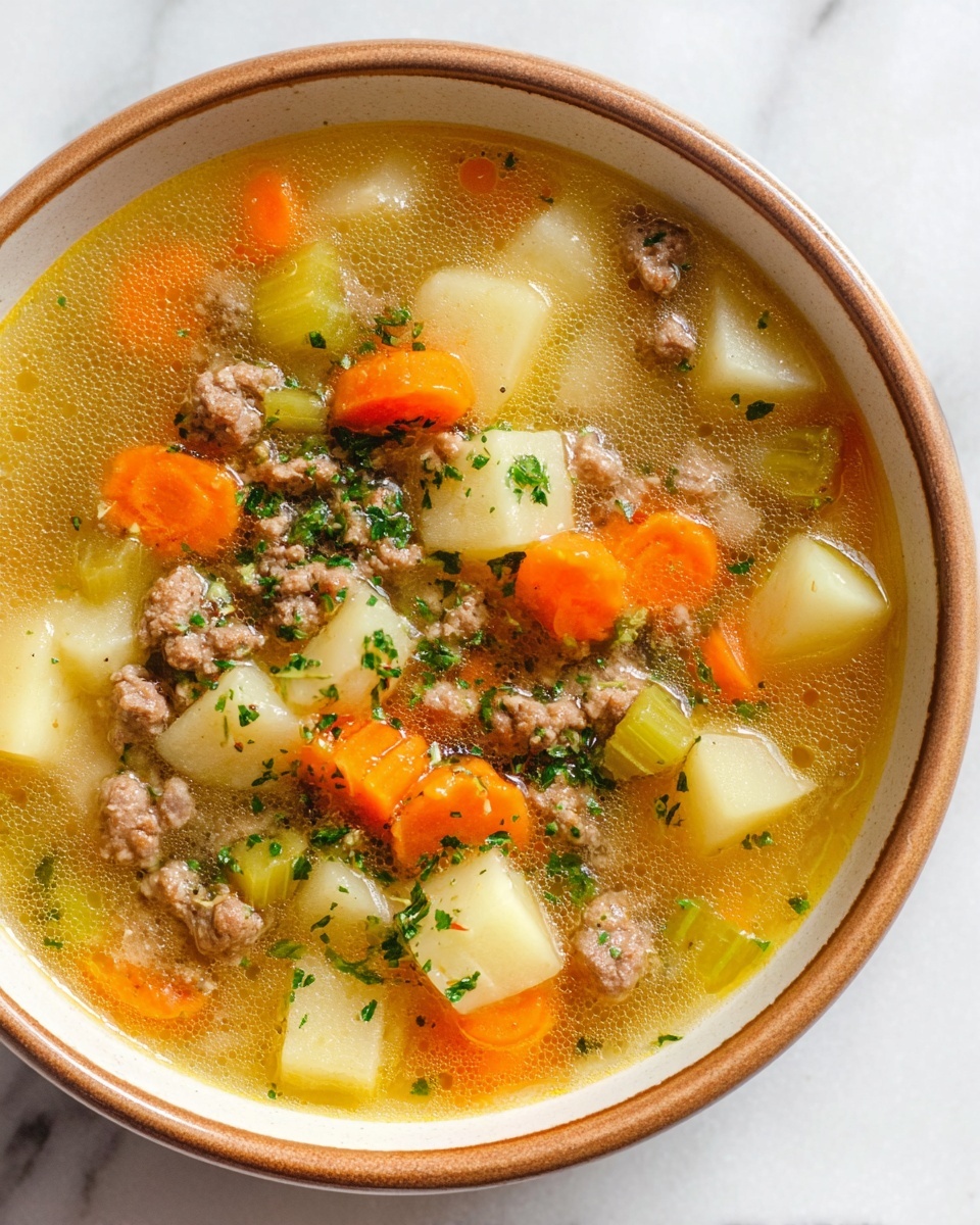 Simple Bratwurst Soup Recipe - Recipe Image