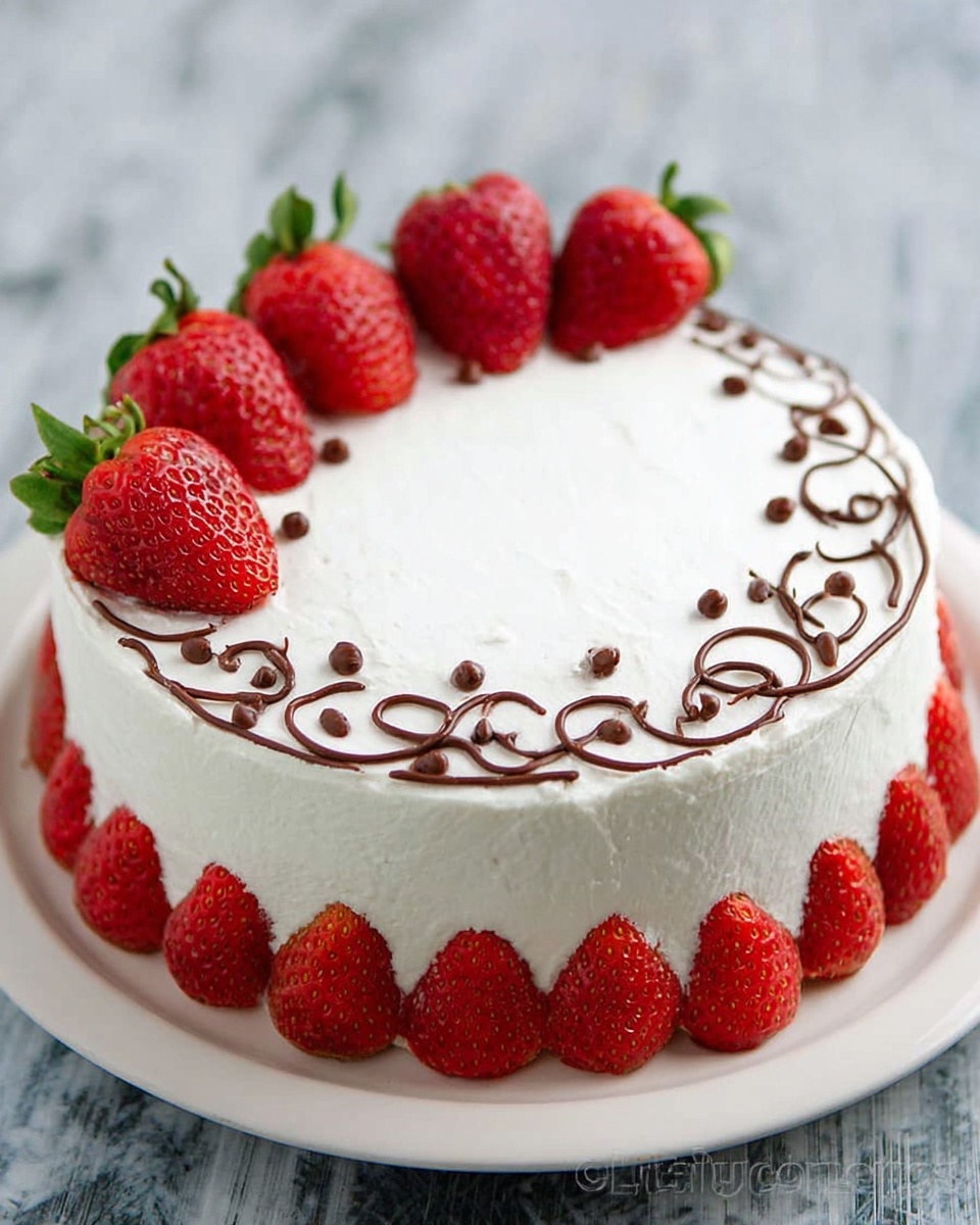 Strawberry Sponge Cake Recipe - Recipe Image