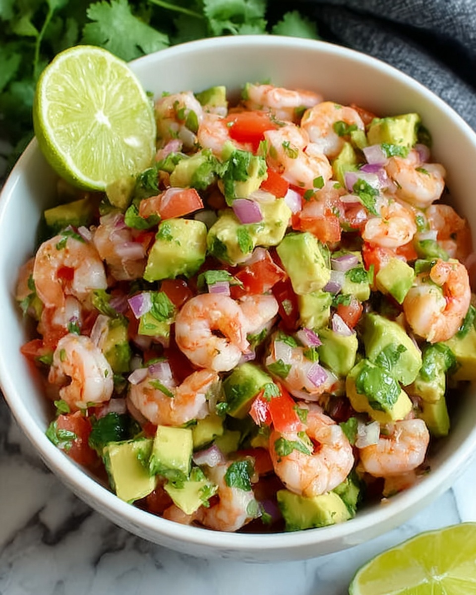 Fresh & Zesty Shrimp Avocado Salad Recipe - Recipe Image