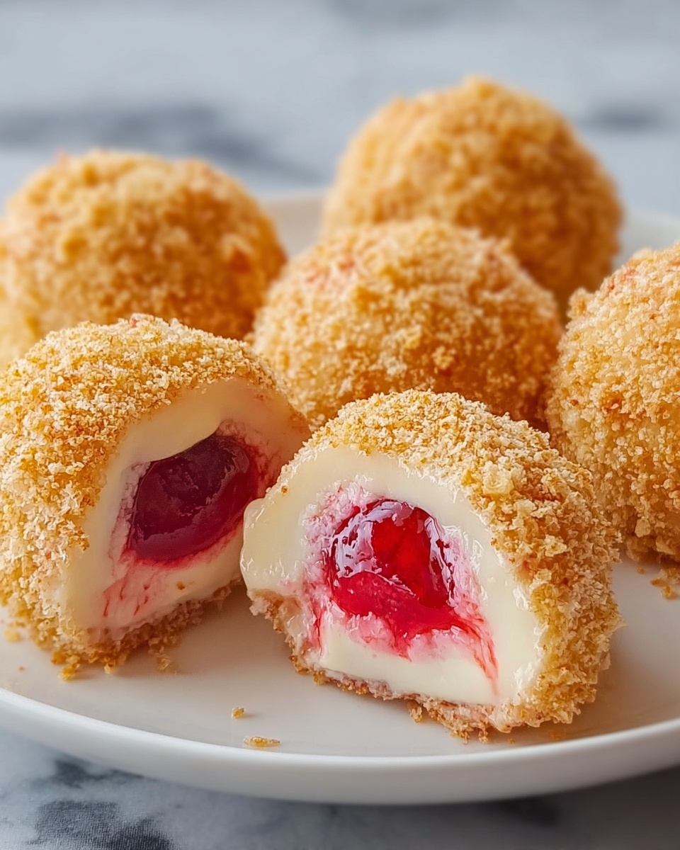 Strawberry Cheesecake Crunch Bites Recipe - Recipe Image