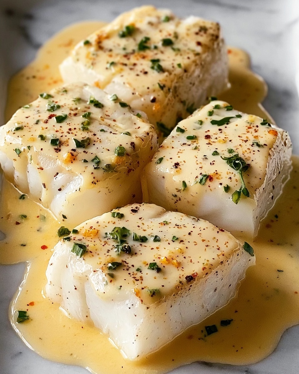 Baked Cod in Coconut Lemon Cream Sauce Recipe - Recipe Image