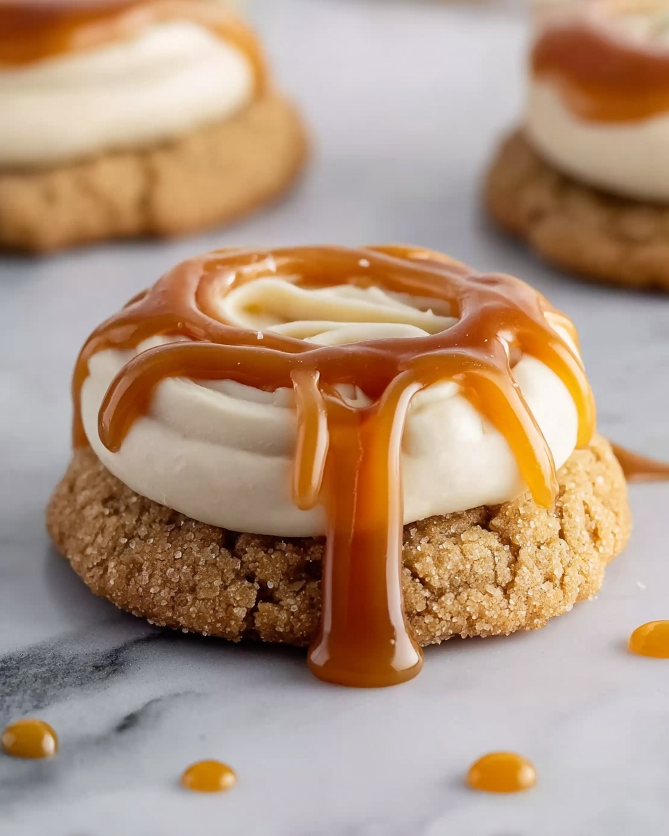 Salted Caramel Cheesecake Cookies Recipe - Recipe Image