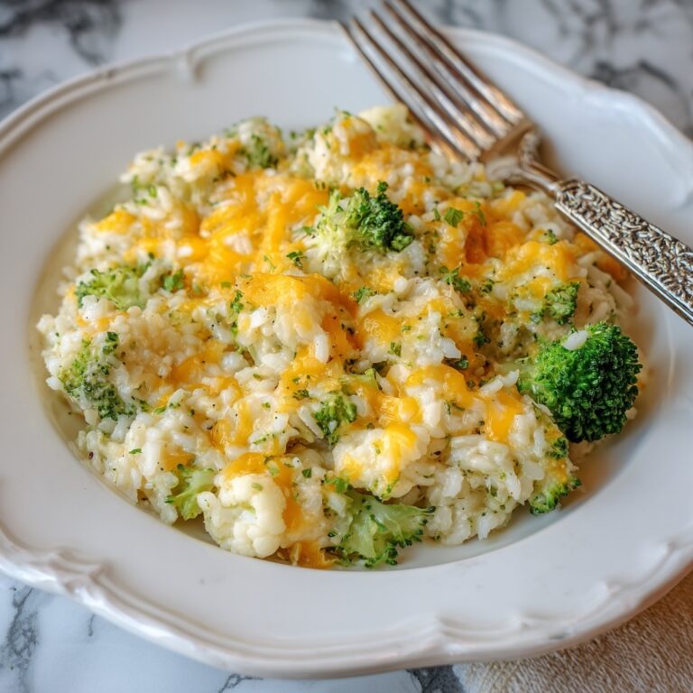 Cheesy Broccoli & Rice Casserole Recipe