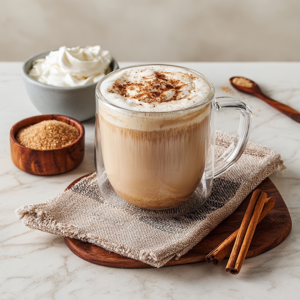 Cinnamon Brown Sugar Latte Recipe - Recipe Image