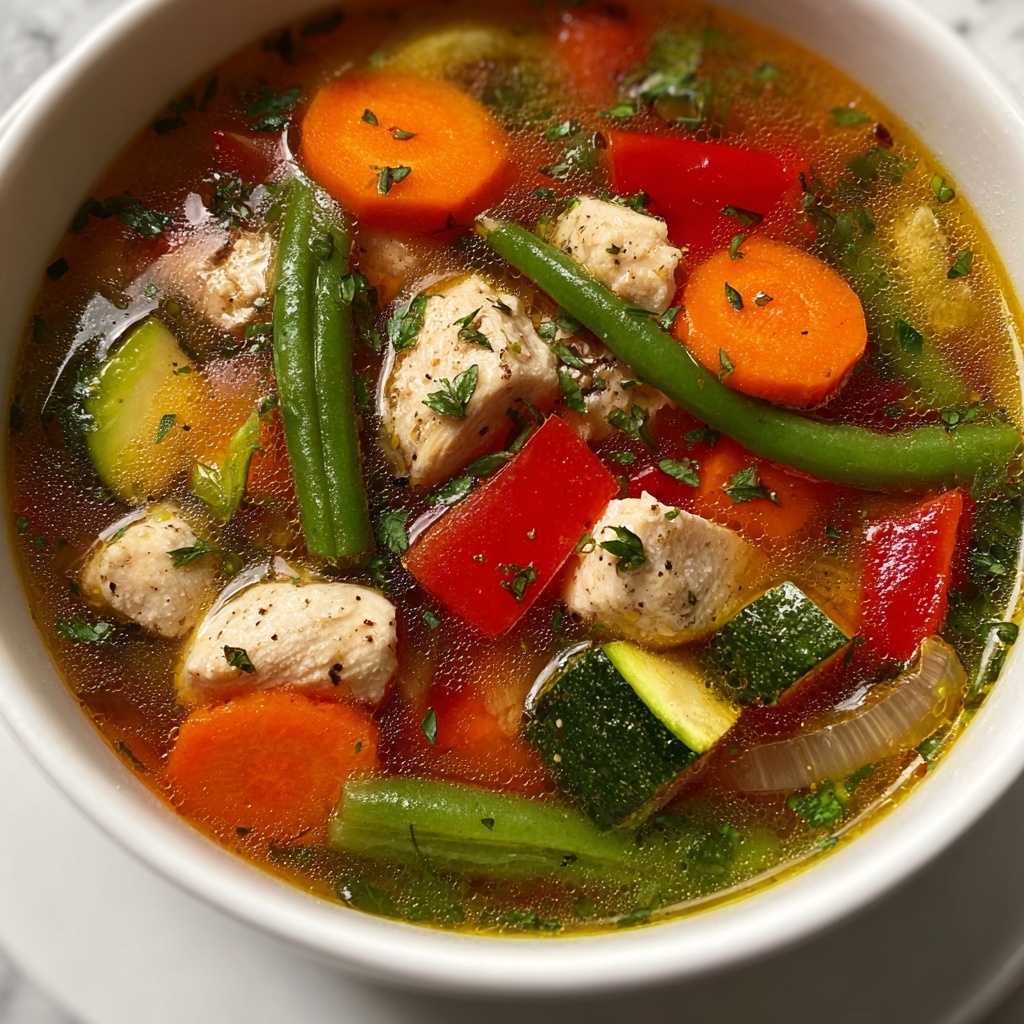 Chicken and Vegetable Soup Recipe - Recipe Image