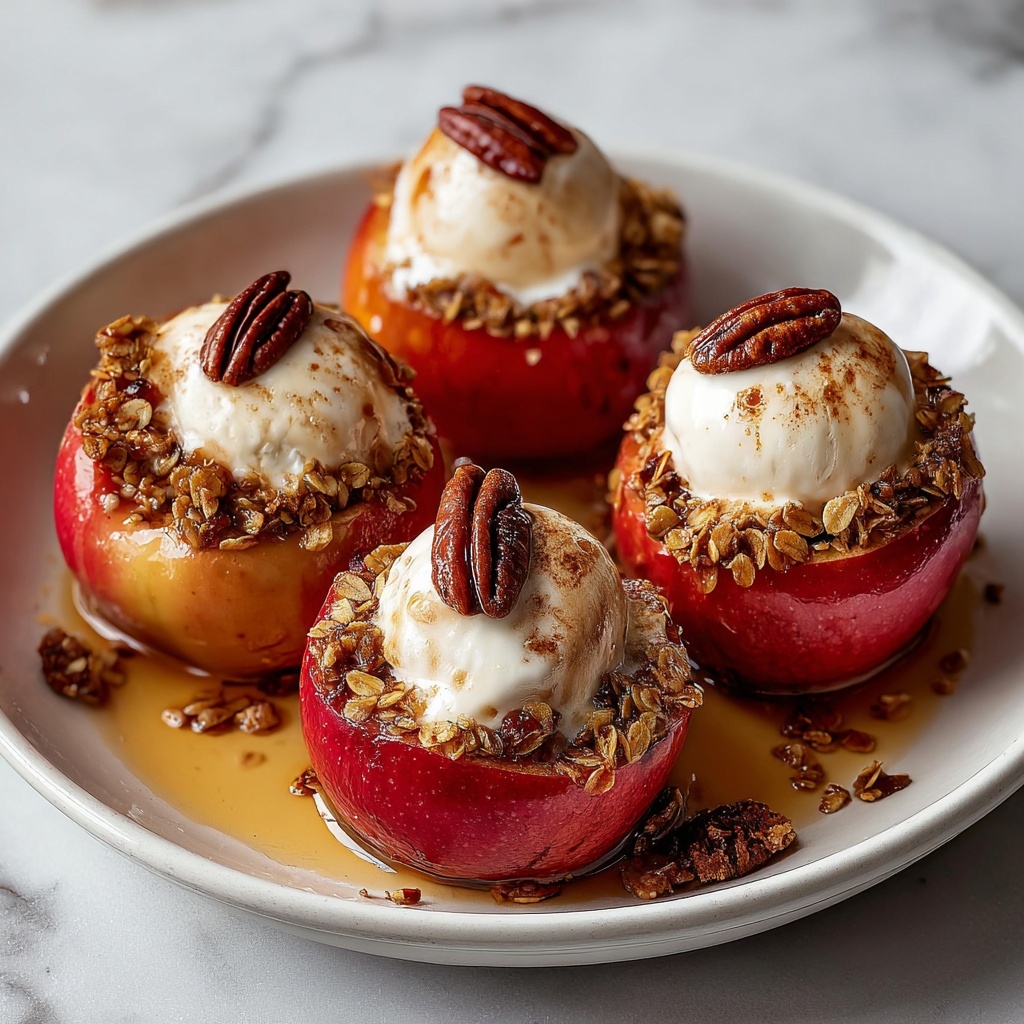 Apple Crisp Baked Apples Recipe - Recipe Image