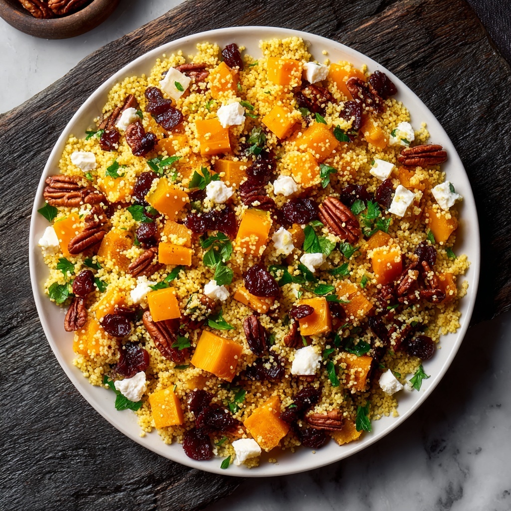 Butternut Couscous Bowls with Maple Vinaigrette Recipe - Recipe Image