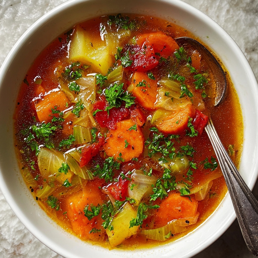 Hearty Vegan Cabbage Soup Recipe - Recipe Image
