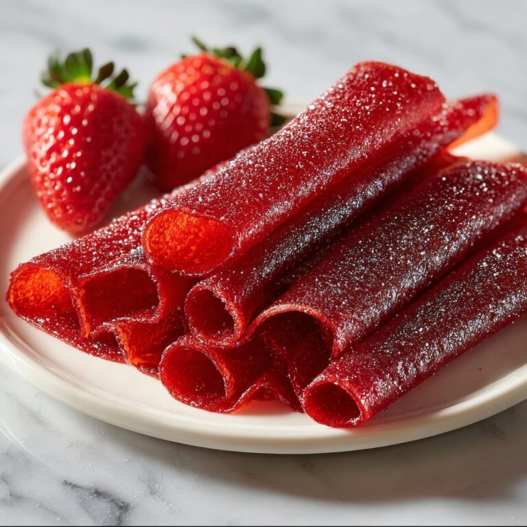 Homemade Strawberry Fruit Roll-Ups Recipe