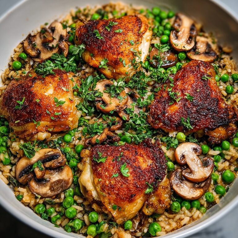 One Pan Chicken & Rice Casserole Recipe