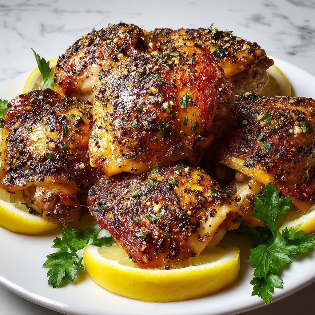 Lemon Pepper Chicken Thighs Recipe - Recipe Image