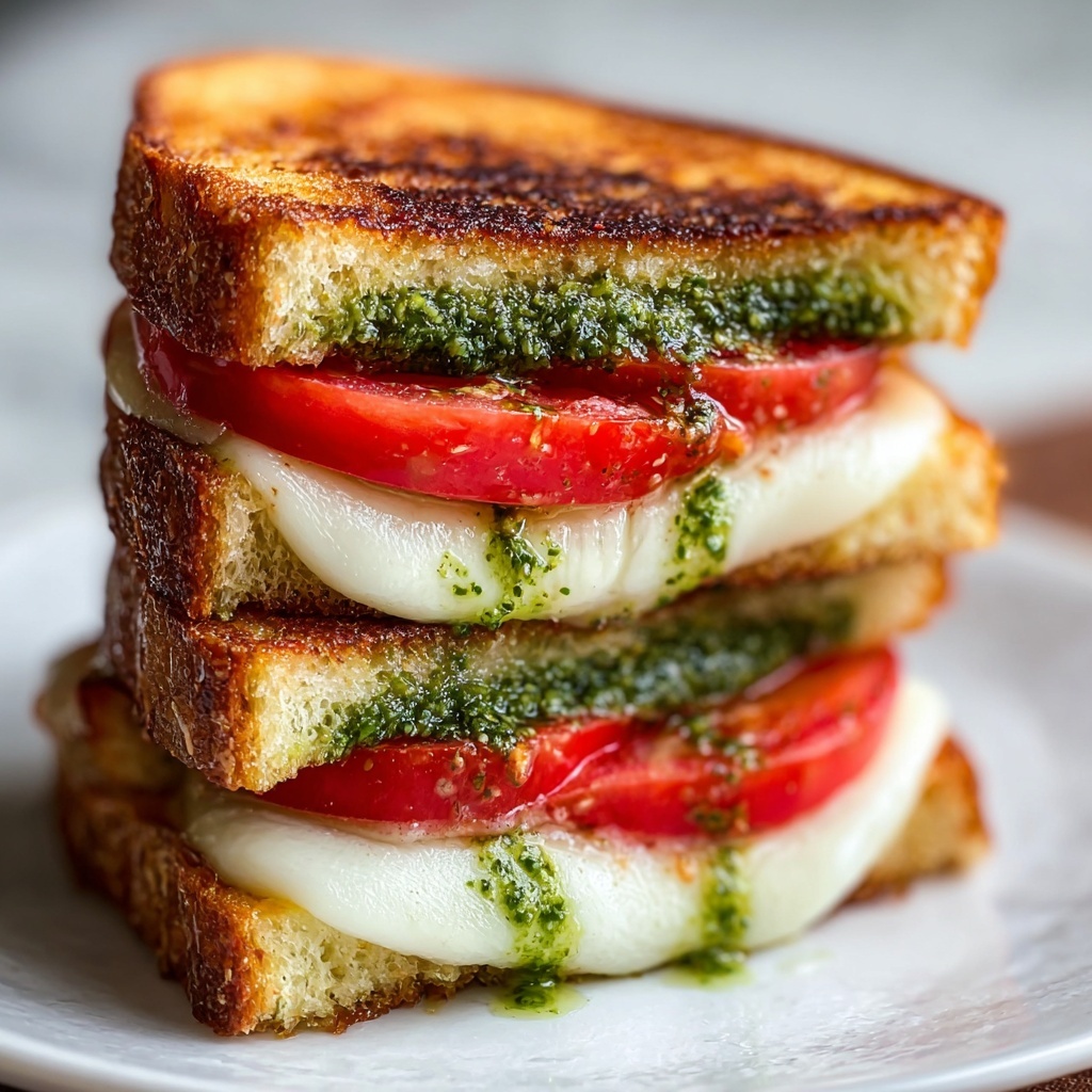 Pesto Grilled Cheese Recipe - Recipe Image